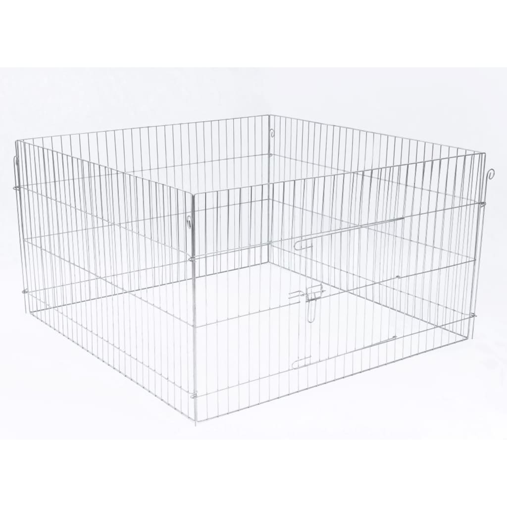 @Pet kæledyr til udenfor komplet 116x116x65 cm metal