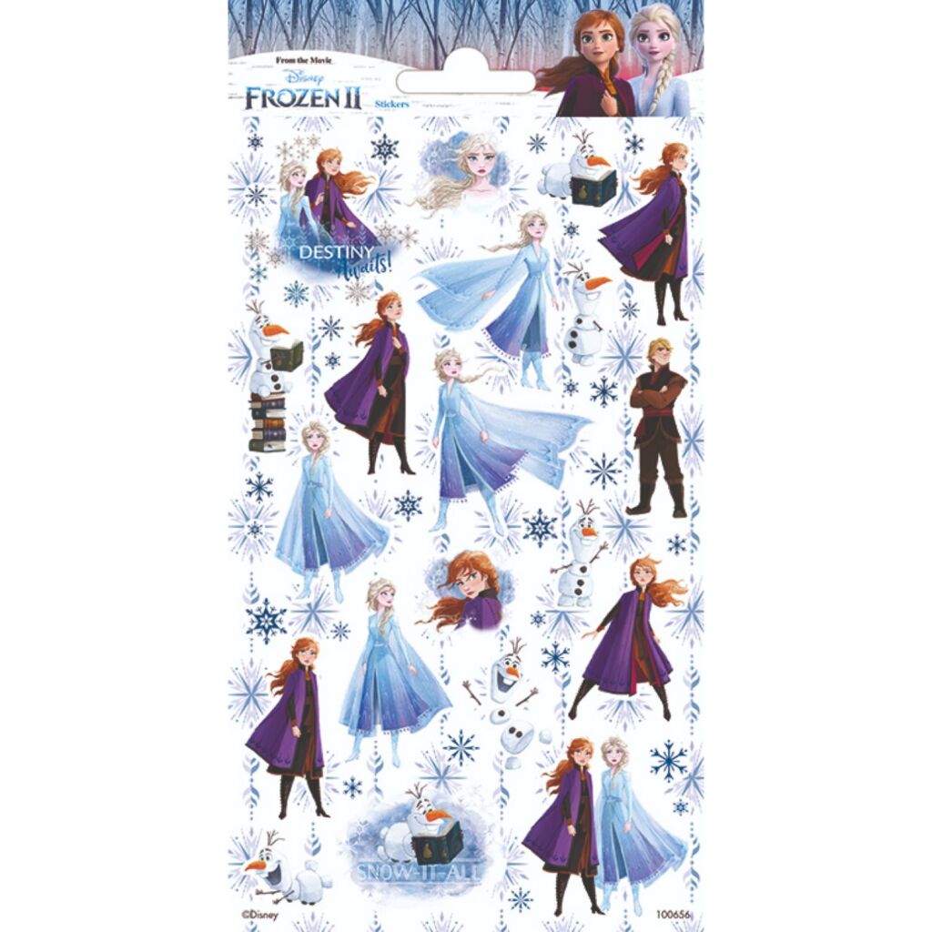 Totum klistermærkeark glitter disney frozen 2