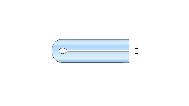 Ouguang UV-lampe blå 368 nm 9 watt buet til mozzie