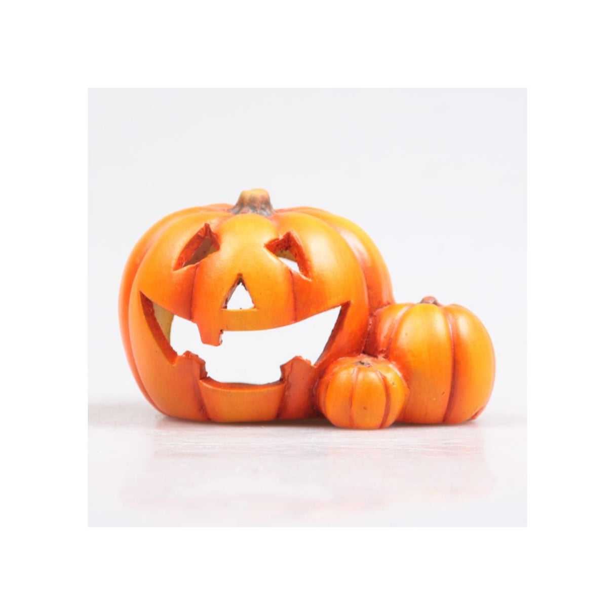 Farmwood animals theelichthouder pompoen halloween set van 3 12,5x8x7cm
