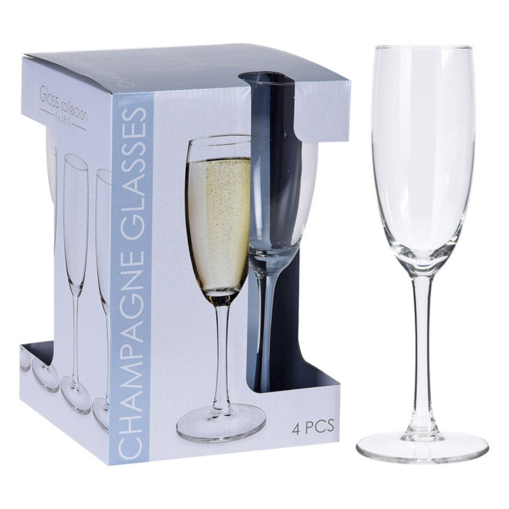 Diverse champagneglassæt 4 stk