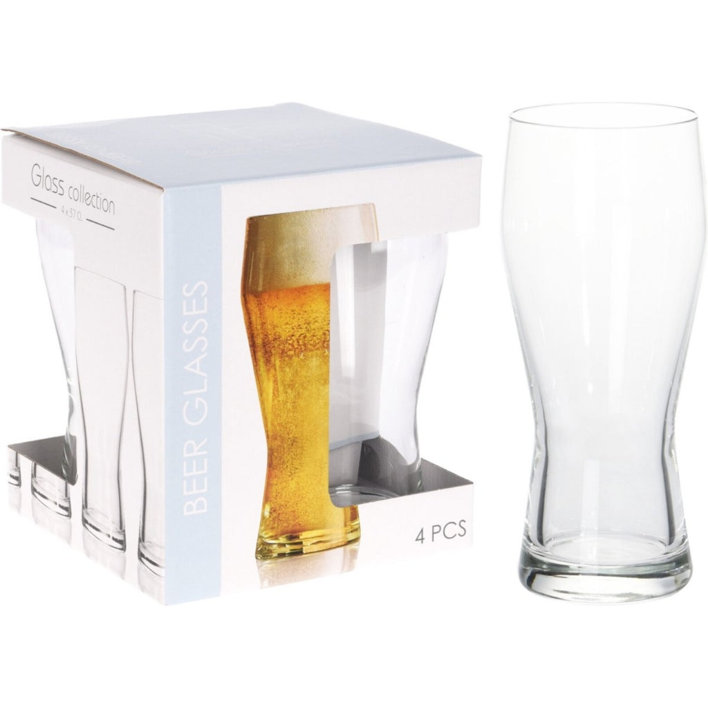 Diverse ølglas 400ml sæt med 4 stk