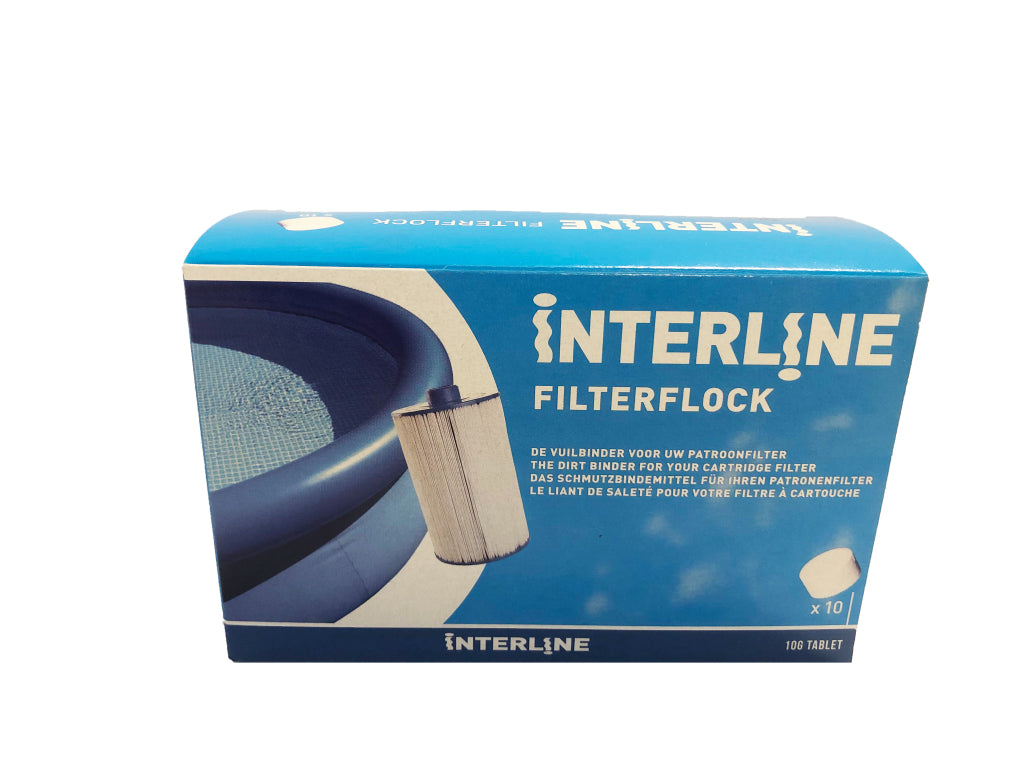 Interline filter flok tabletter til patron filtre 10 stk