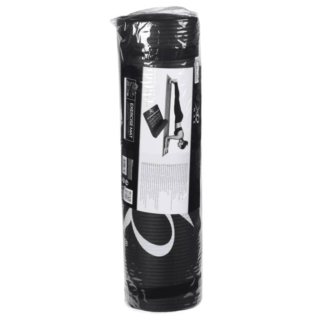 Xq max yogamat 183x58x1 cm sort