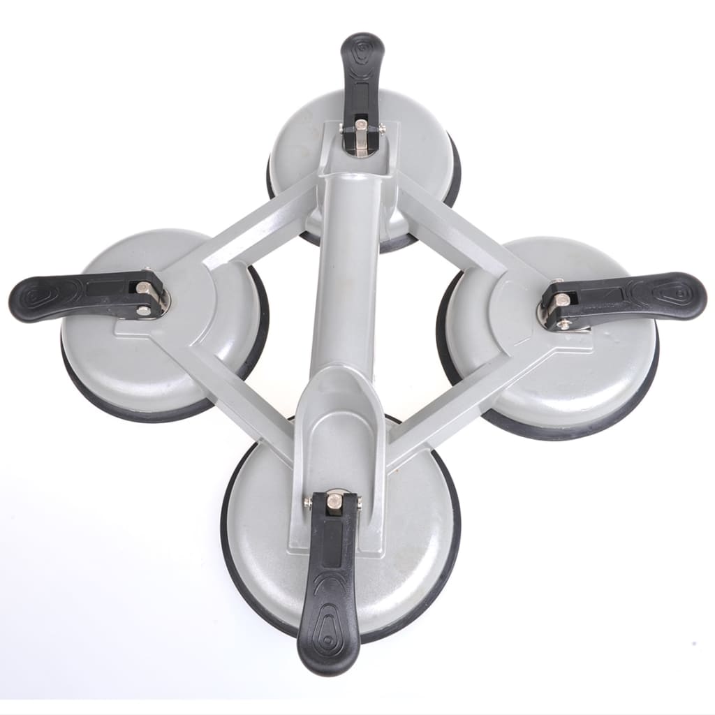 ProPPLUS VACUUM LEFFER MED 4 SUCTION CUPS ALUMINIUM SILVER FARVET