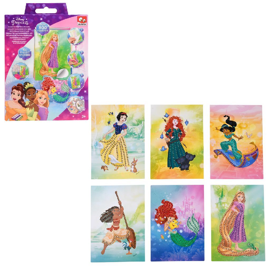 Canenco laver disney prinsesse diamantklistermærker
