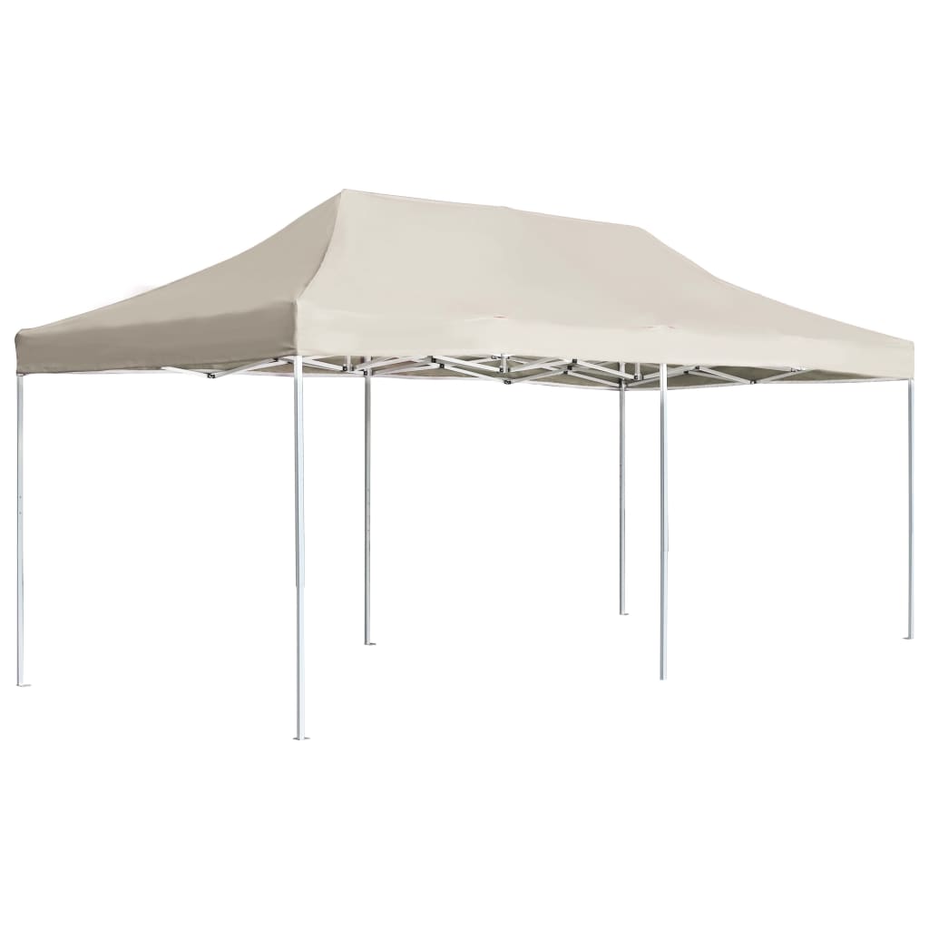Vidaxl Parttent professionelt sammenfoldelig 6x3 m aluminiumcreme