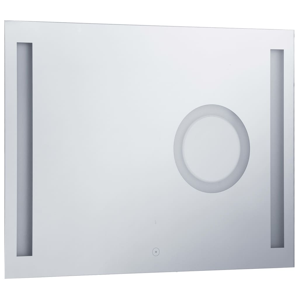 Vidaxl badeværelse spejl LED med berøringssensor 80x60 cm