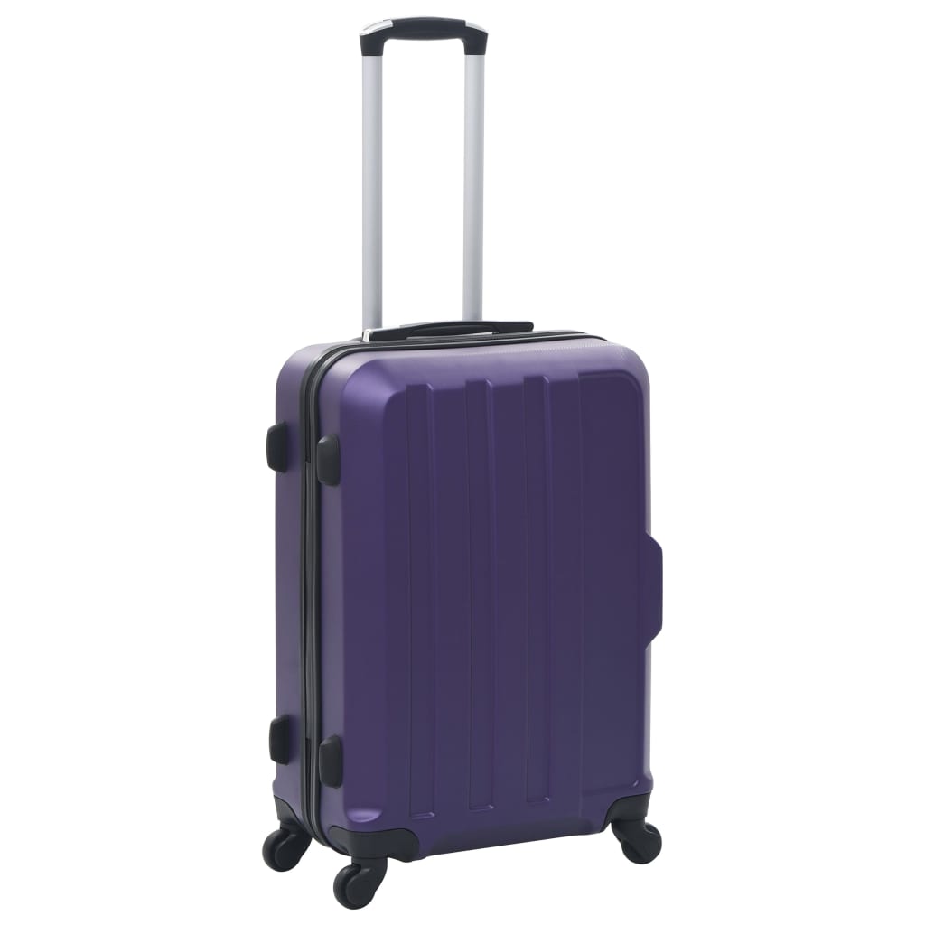 Vidaxl 3-Del Hard Bagage Set ABS Lilla