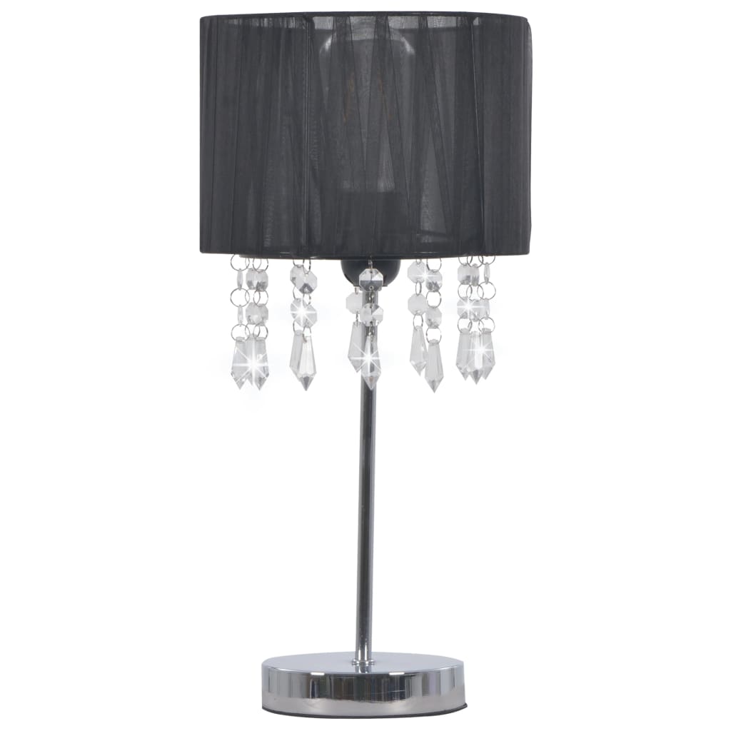 Vidaxl skrivebordslampe omkring E27 sort