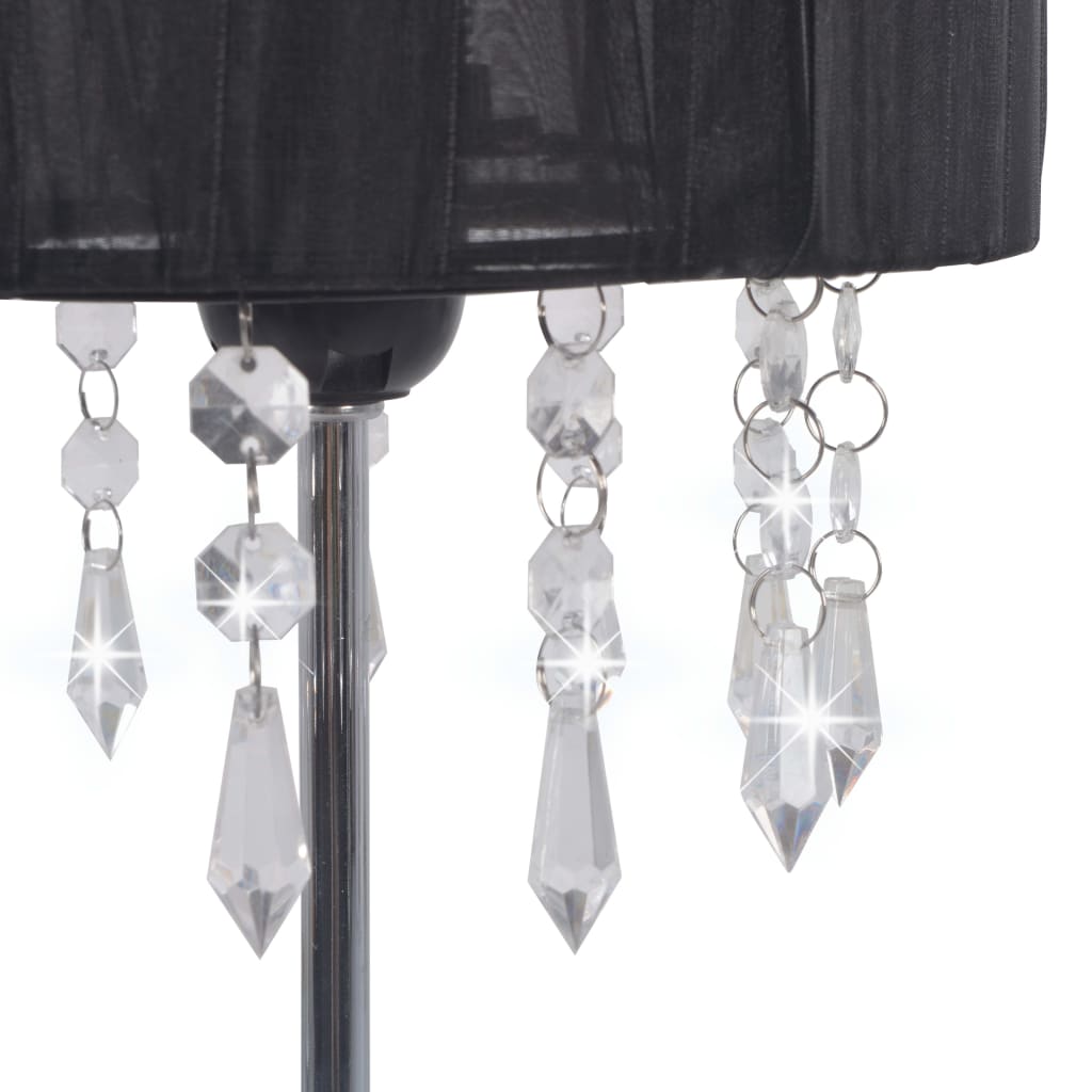 Vidaxl skrivebordslampe omkring E27 sort