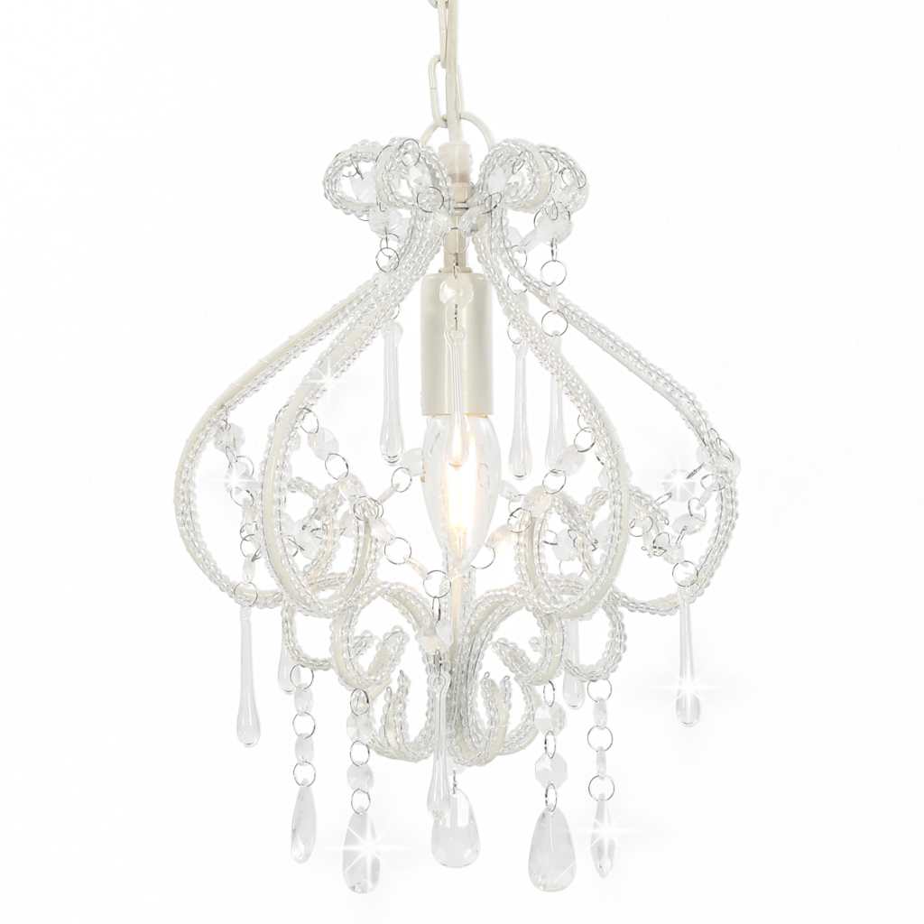 Vidaxl loftlampe med perler omkring E14 White