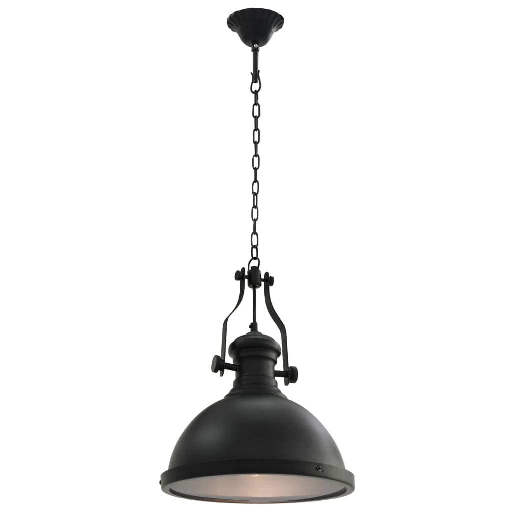 Vidaxl loftslampe omkring E27 sort
