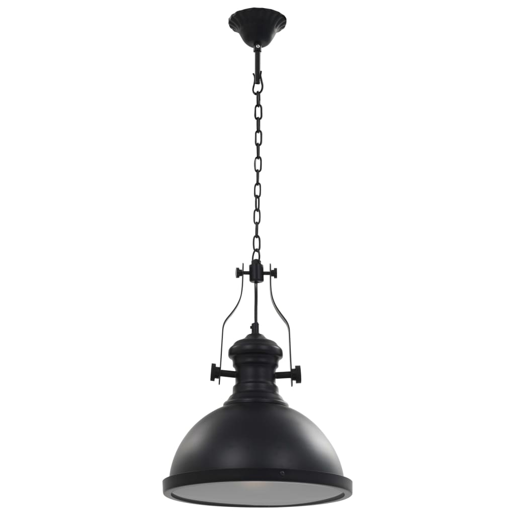 Vidaxl loftslampe omkring E27 sort