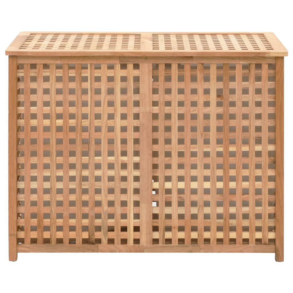 Vidaxl vaskeri Basket 87.5x46x67 Solid valnødstræ