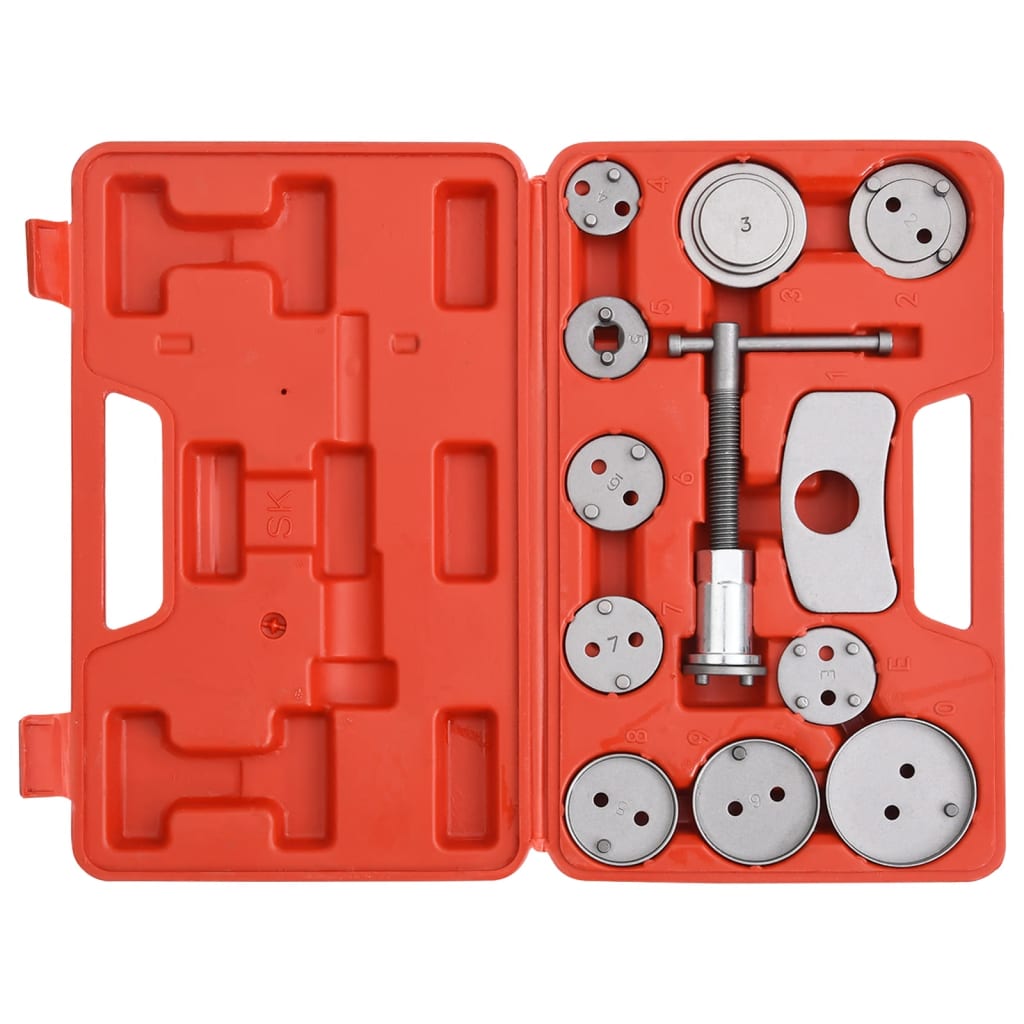 Vidaxl 12-delt bremsepiston Return Tool Set