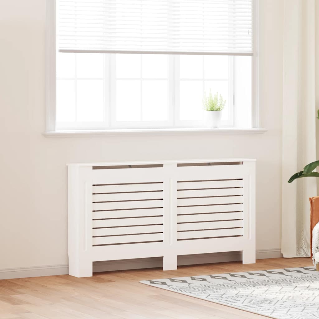 Vidaxl Radiatorom Construction 152x19x81,5 cm MDF White