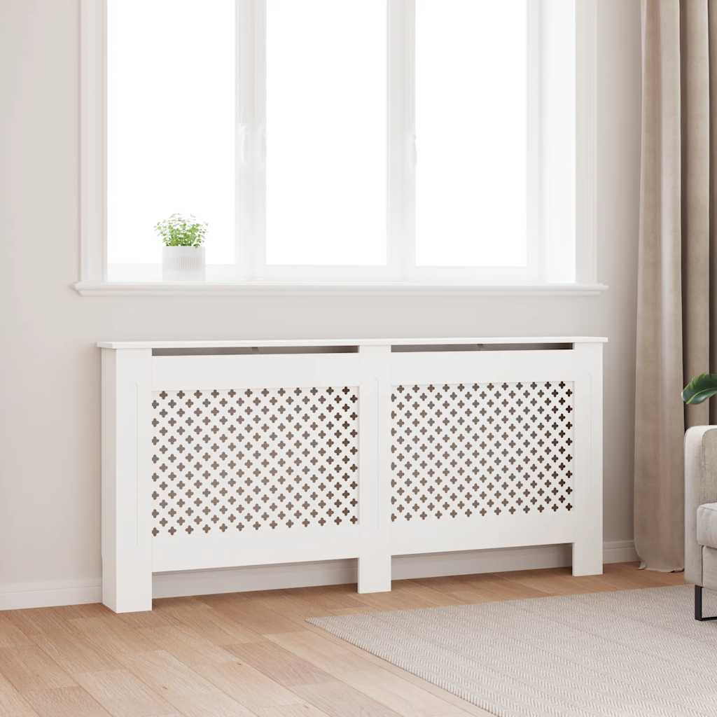 Vidaxl Radiatorom Construction 172x19x81,5 cm MDF White