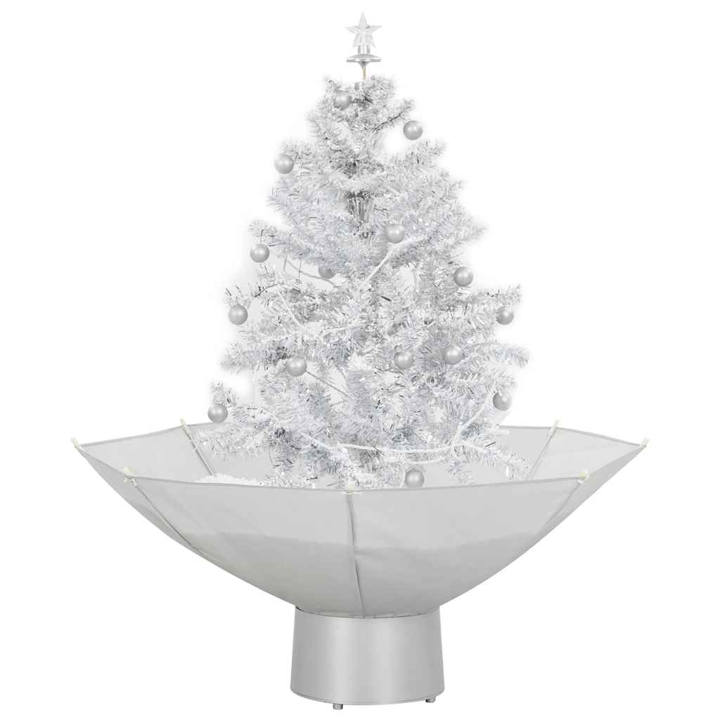 Vidaxx juletræ sner med paraplybund 75 cm hvid