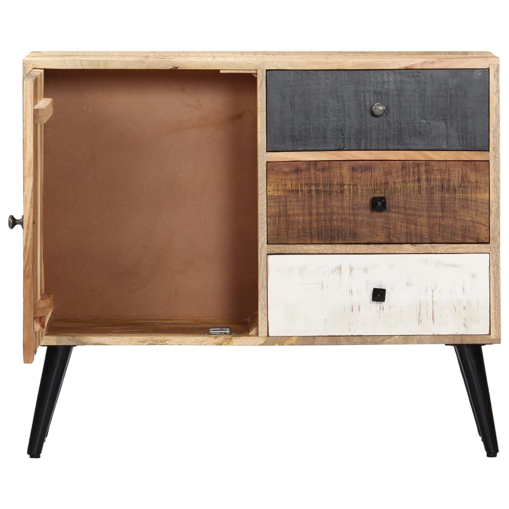 Vidaxl dressoir 88x30x73 cm massief mangohout