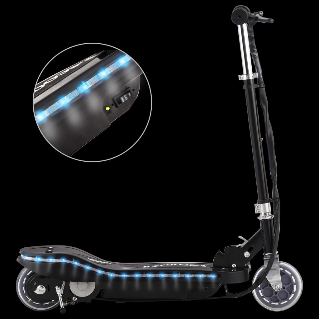 Vidaxl trin elektrisk med LED 120 W sort