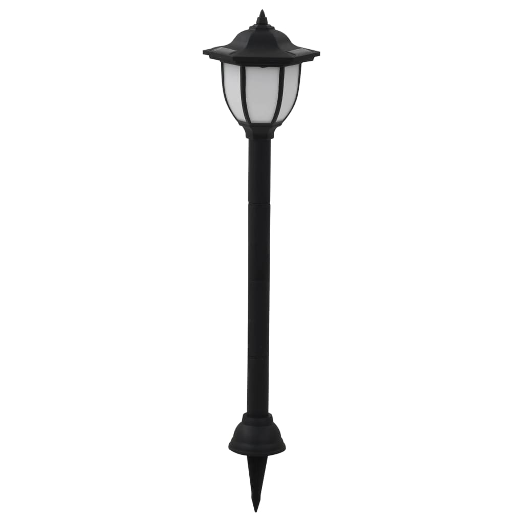VidaXL solcellelamper 6 stk LED sort