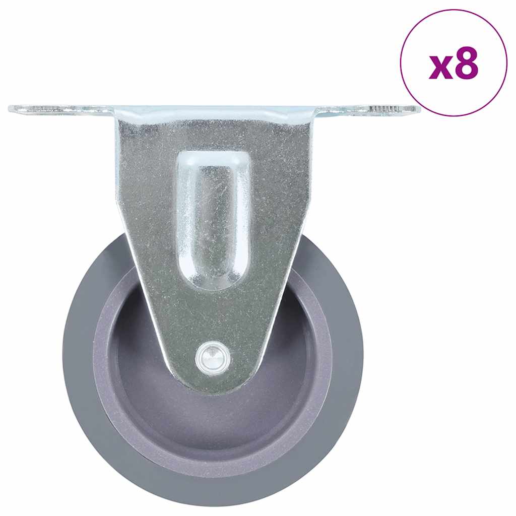 Vidaxl 8 PCS Wheels Fast 75 mm