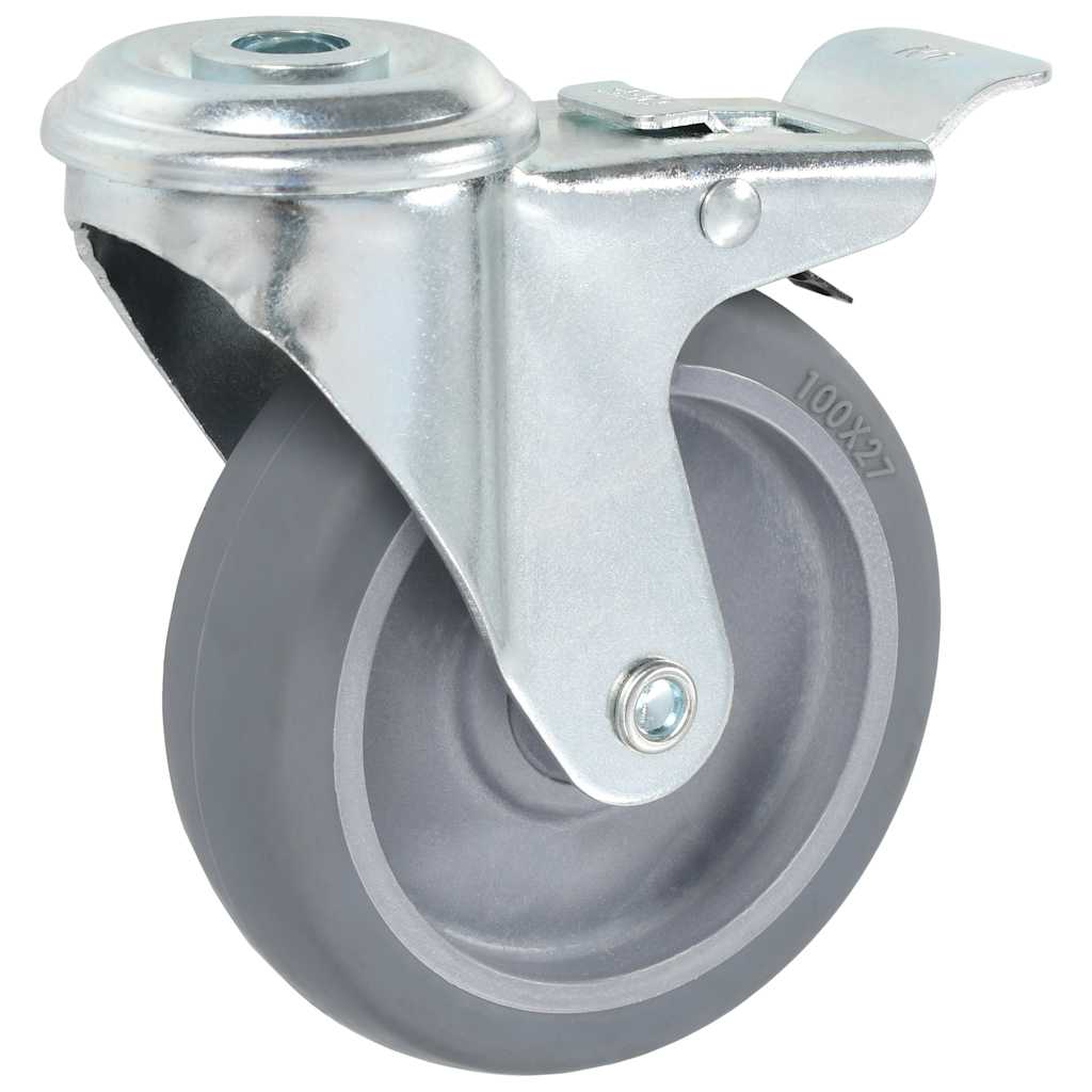 Vidaxl 24 pcs drejelige koder med bolthuller 100 mm