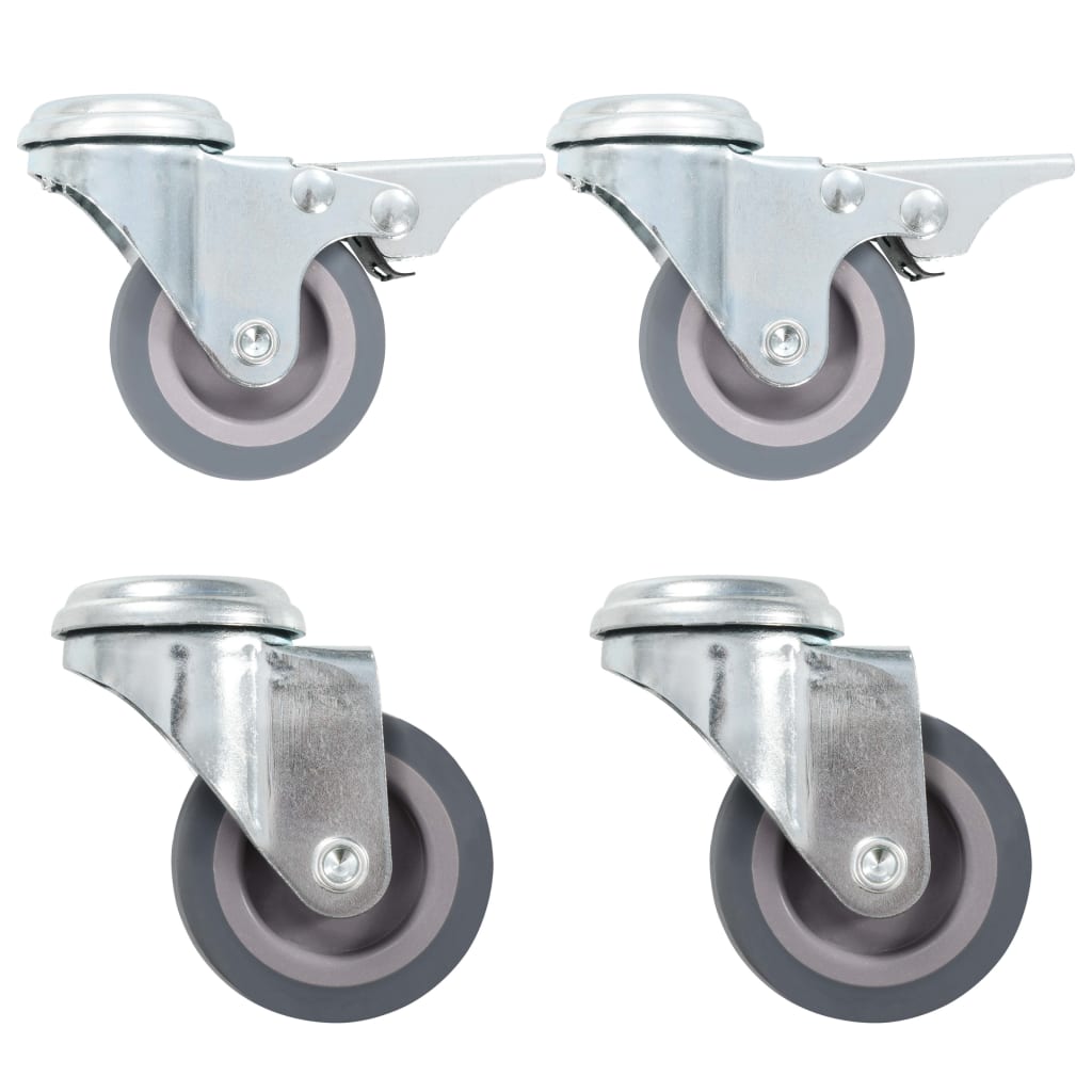 Vidaxl 32 pcs drejelige koder med bolthuller 50 mm