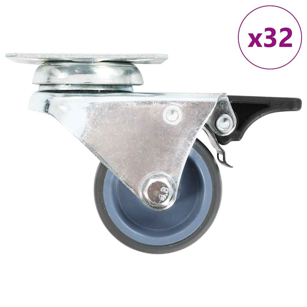 Vidaxl 32 pcs dobbelt koder 50 mm