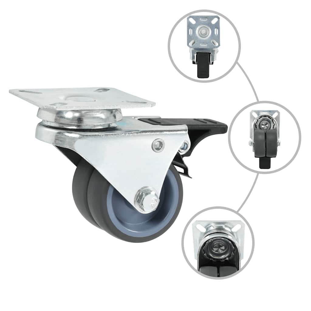 Vidaxl 32 pcs dobbelt koder 50 mm