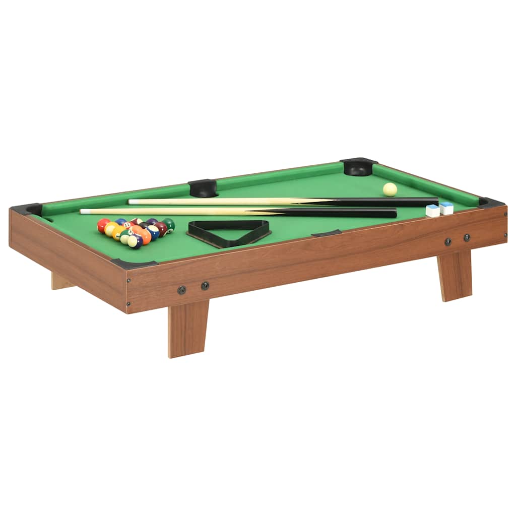Vidaxl Minipool Tabel 3 fod 92x52x19 cm brun og grøn