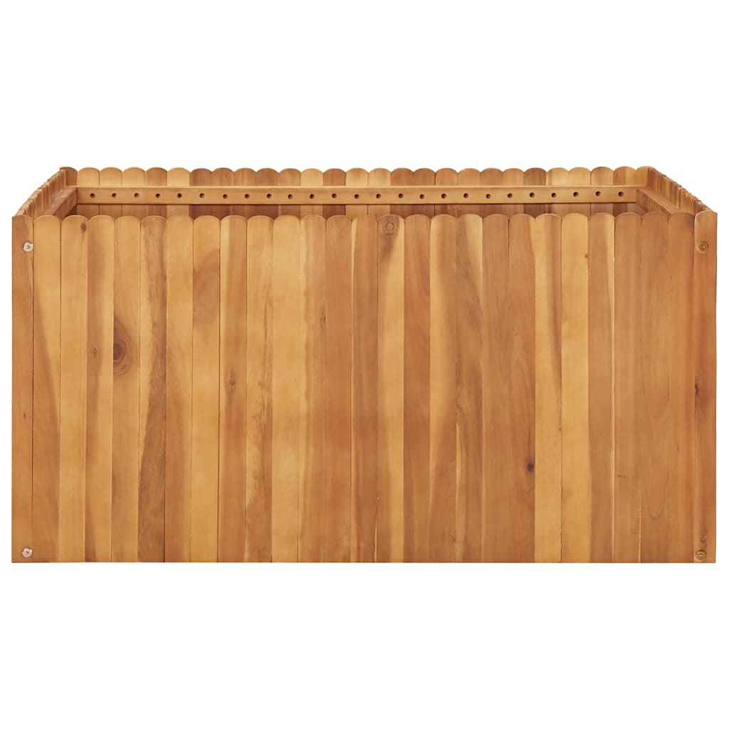 Vidaxl Planter hævede 100x100x50 cm solid acaciahout