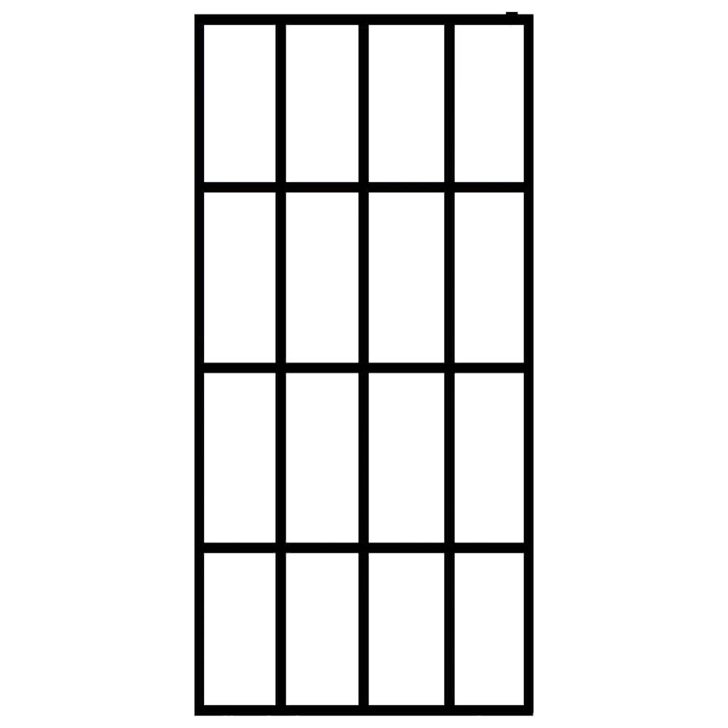 Vidaxl Walk -I brusevæg 80x195 cm Mat tempereret glas
