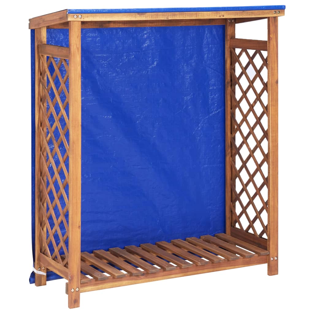 Vidaxx brændeopbevaring 105x38x115 cm massivt akacietræ
