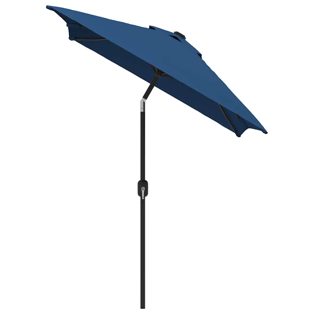 Vidaxx parasol med metalstang 300x200 cm azurblå