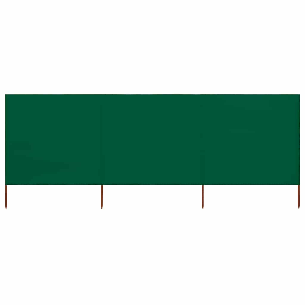 Vidaxx vindfang 3-paneler 400x160 cm stof grøn