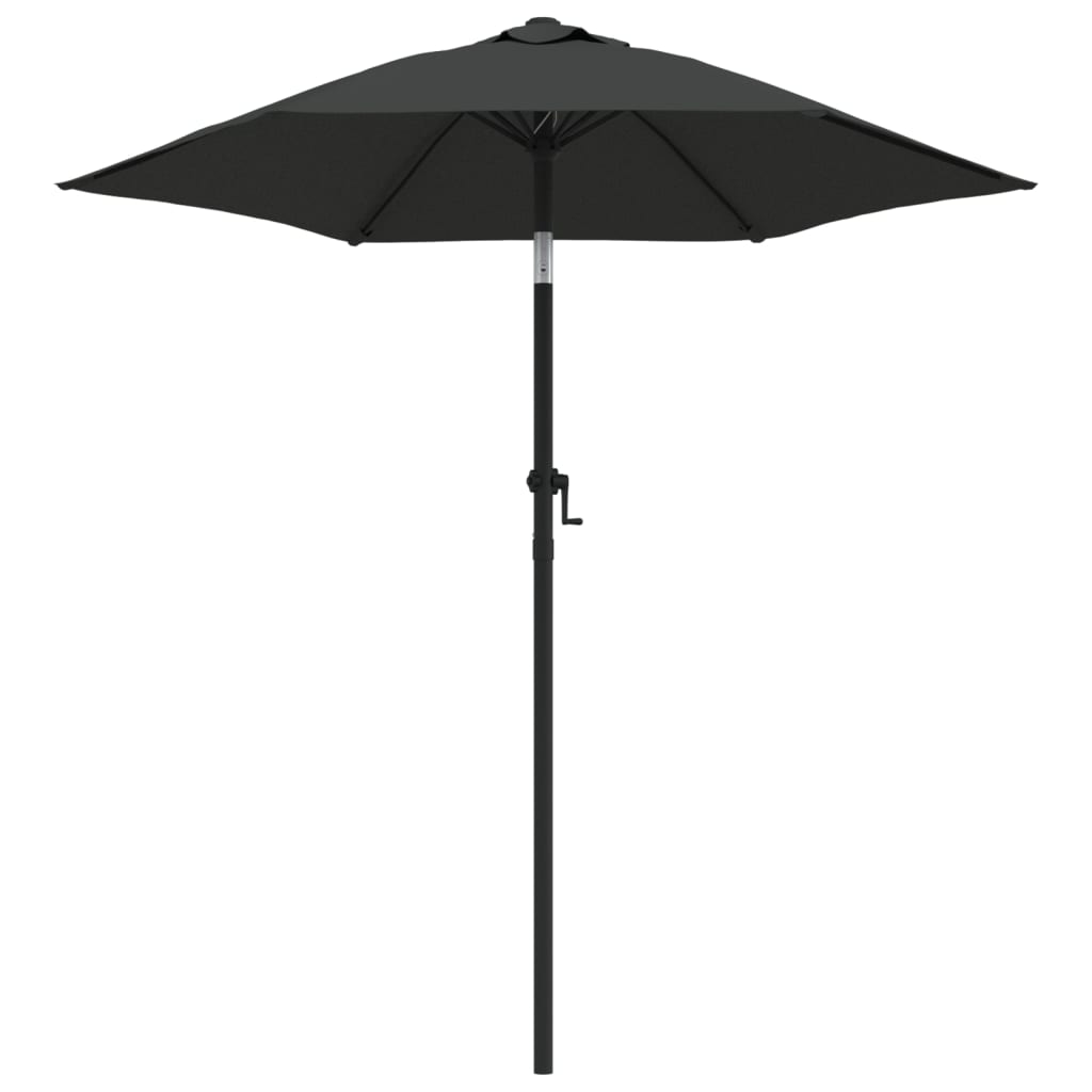 Vidaxl Parasol 200x224 cm aluminium antracit
