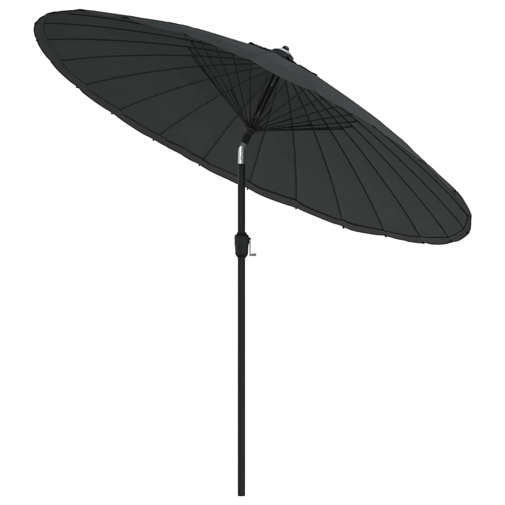 Vidaxl -parasol med aluminiumstang 270 cm antracit