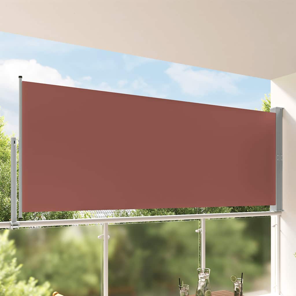 Vidaxl Haveskærm Udvidelig 140x300 cm brun