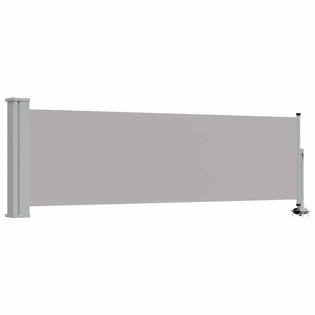 Vidaxl Haveskærm Udvidelig 80x300 cm grå