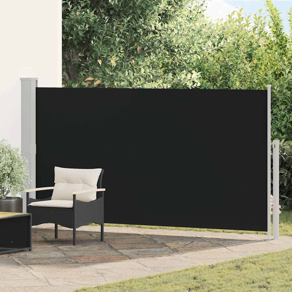 Vidaxl Haveskærm Udvidelig 170x300 cm sort sort