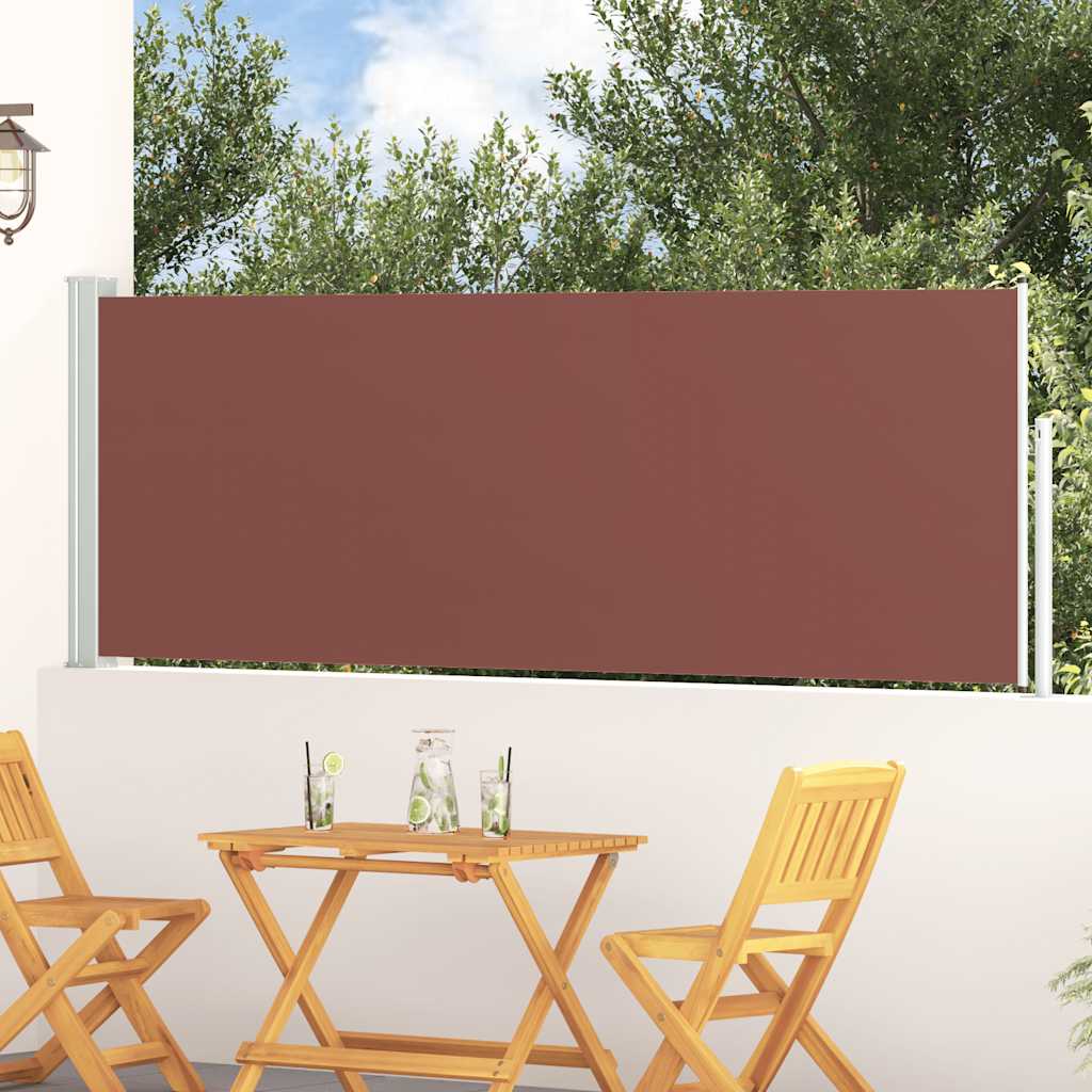 Vidaxl haveskærm Udvidelig 100x300 cm brun