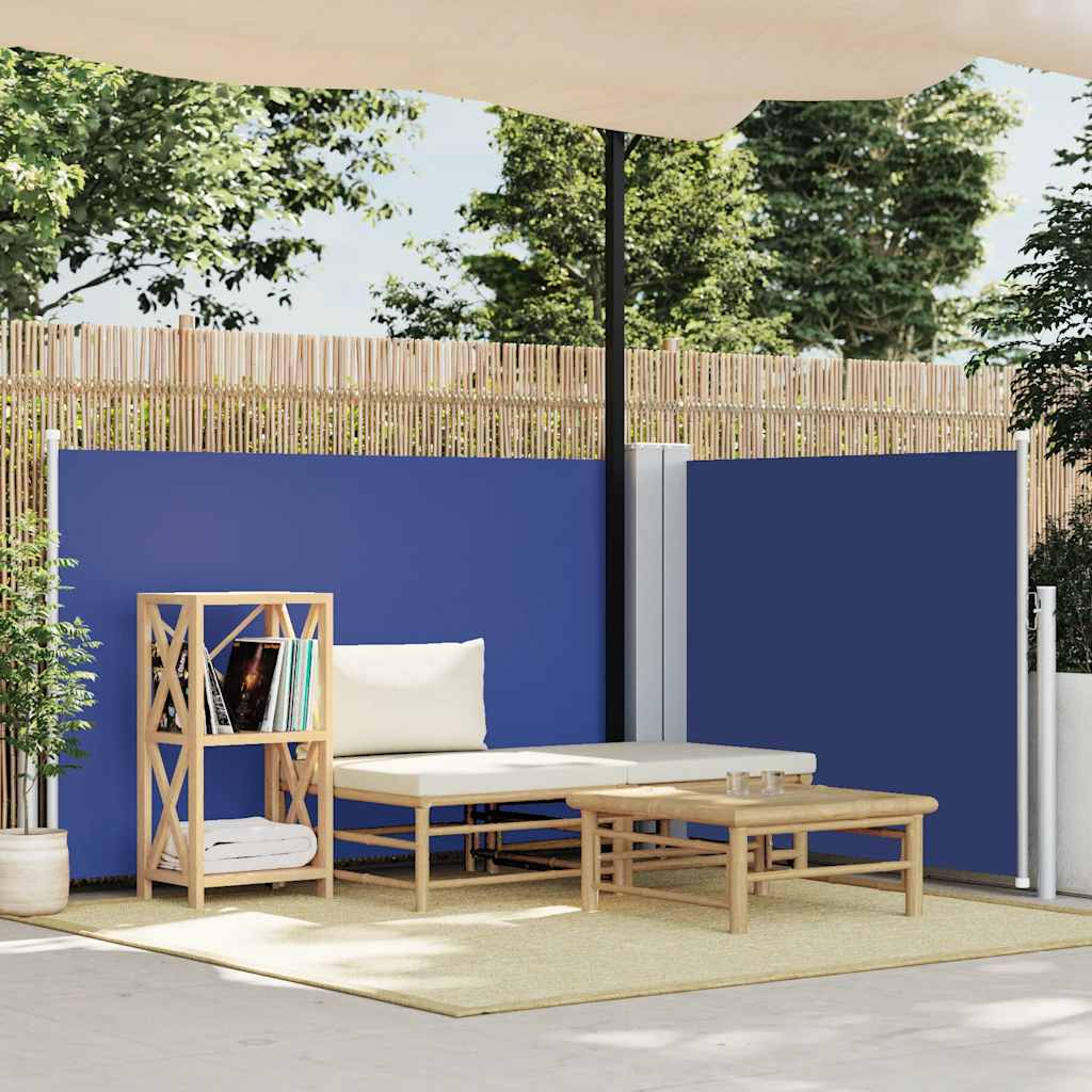 Vidaxl forrude udvides 100x600 cm blå