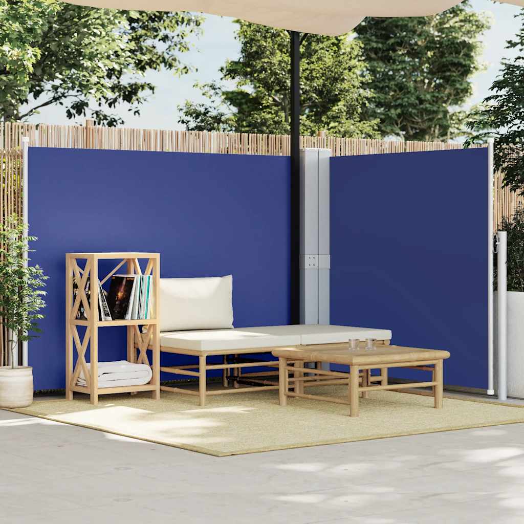 Vidaxl forrude udvides 140x600 cm blå