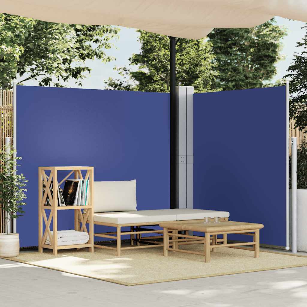 Vidaxl forrude udvides 160x600 cm blå