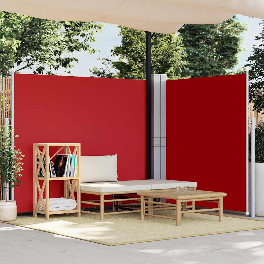 Vidaxl forrude udvides 170x600 cm rød