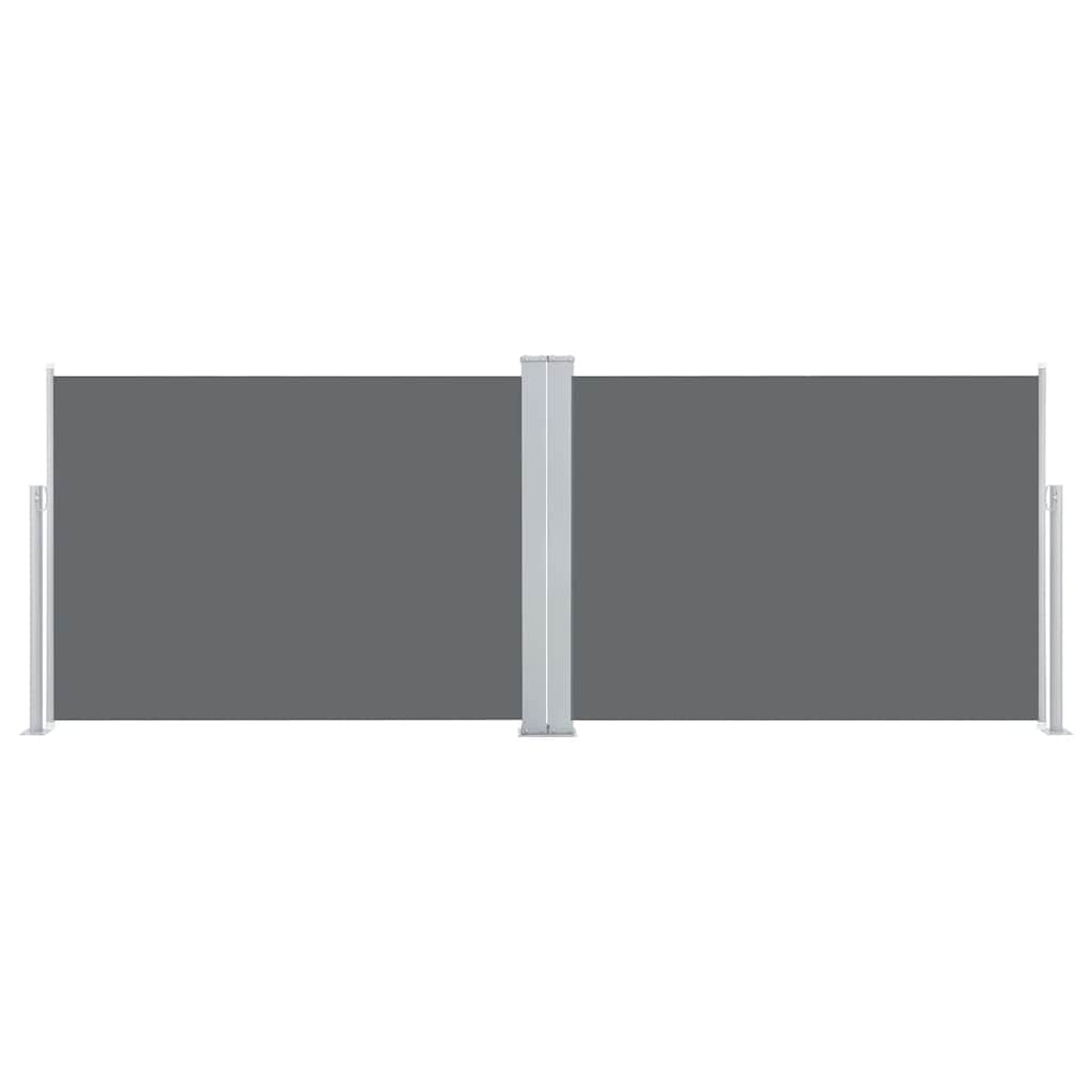 Vidaxl forrude udvides 120x1000 cm antracit