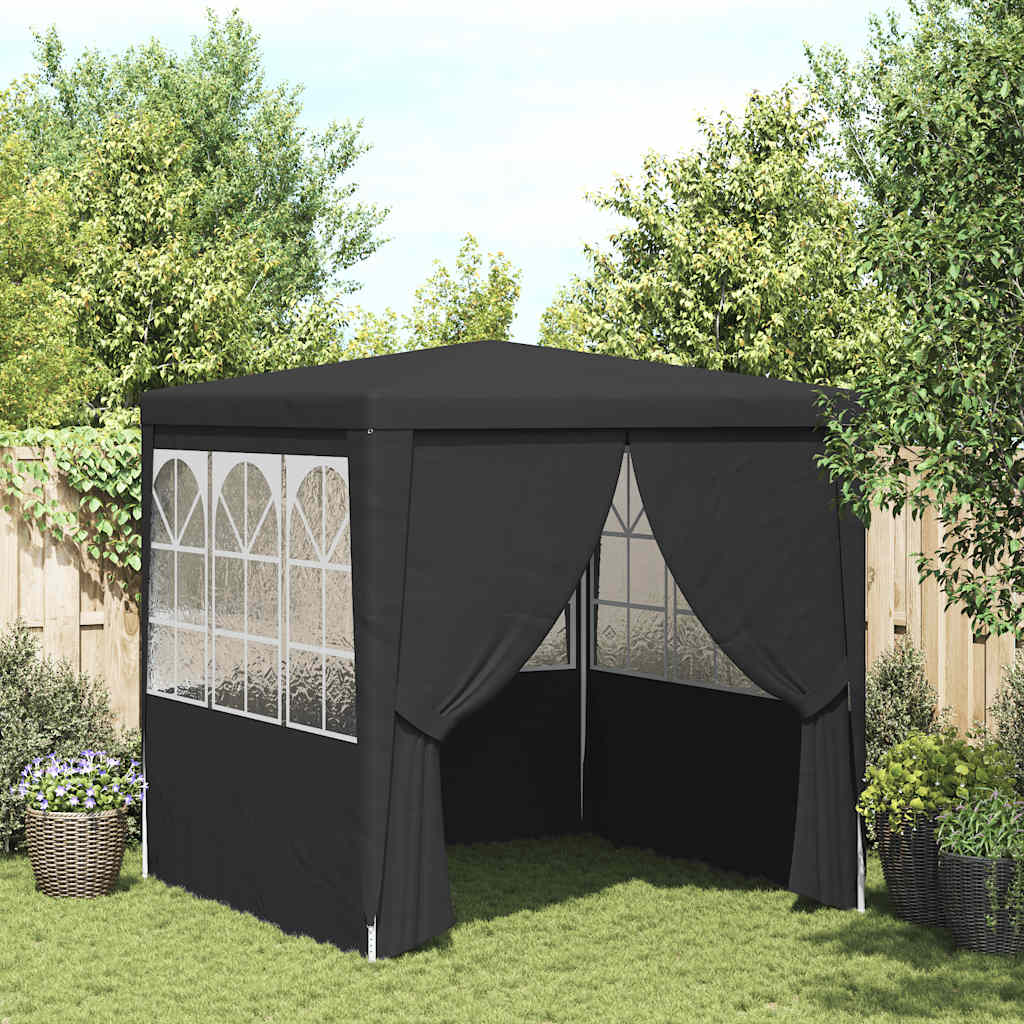 Vidaxl Party Telt med vægge Professionel 90 g m² 2,5x2,5 m anthracit