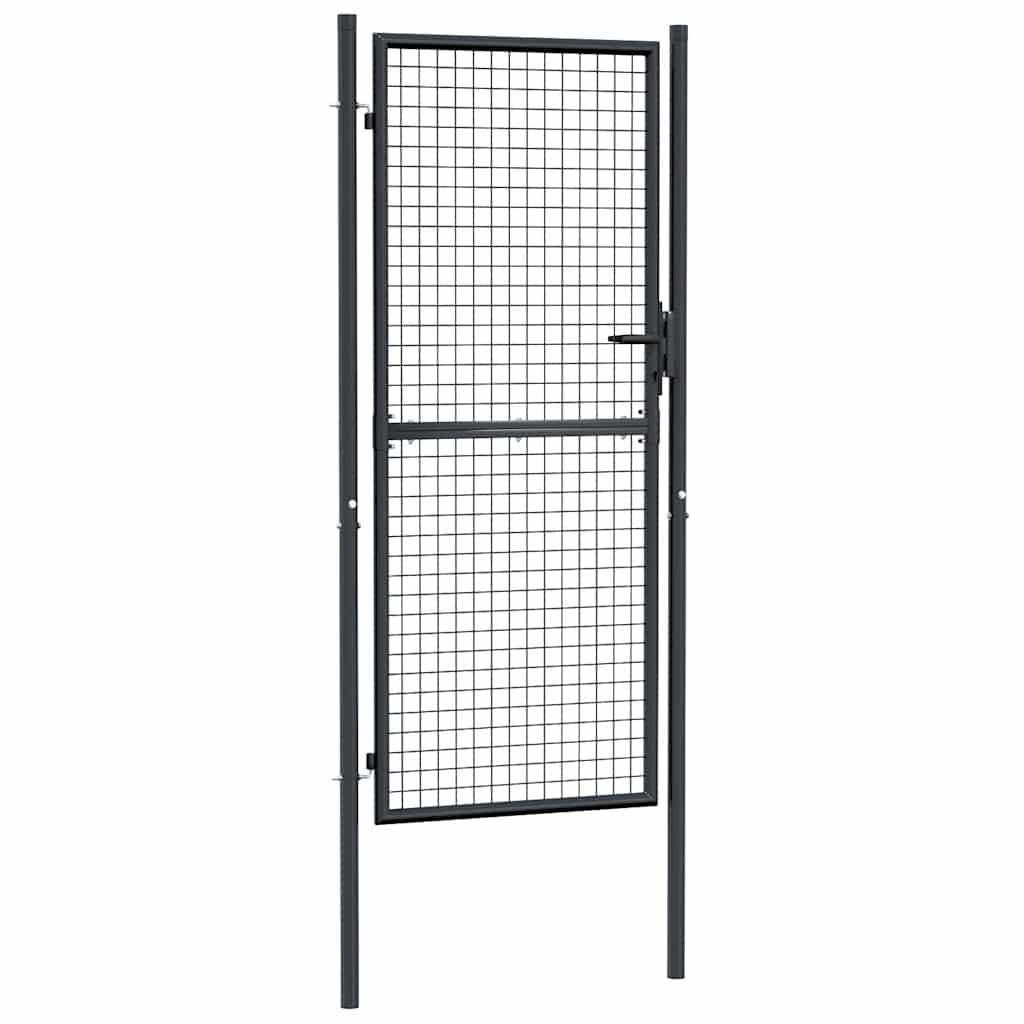 Vidaxx havehegn udført i galvaniseret stålnet 100x200 cm grå